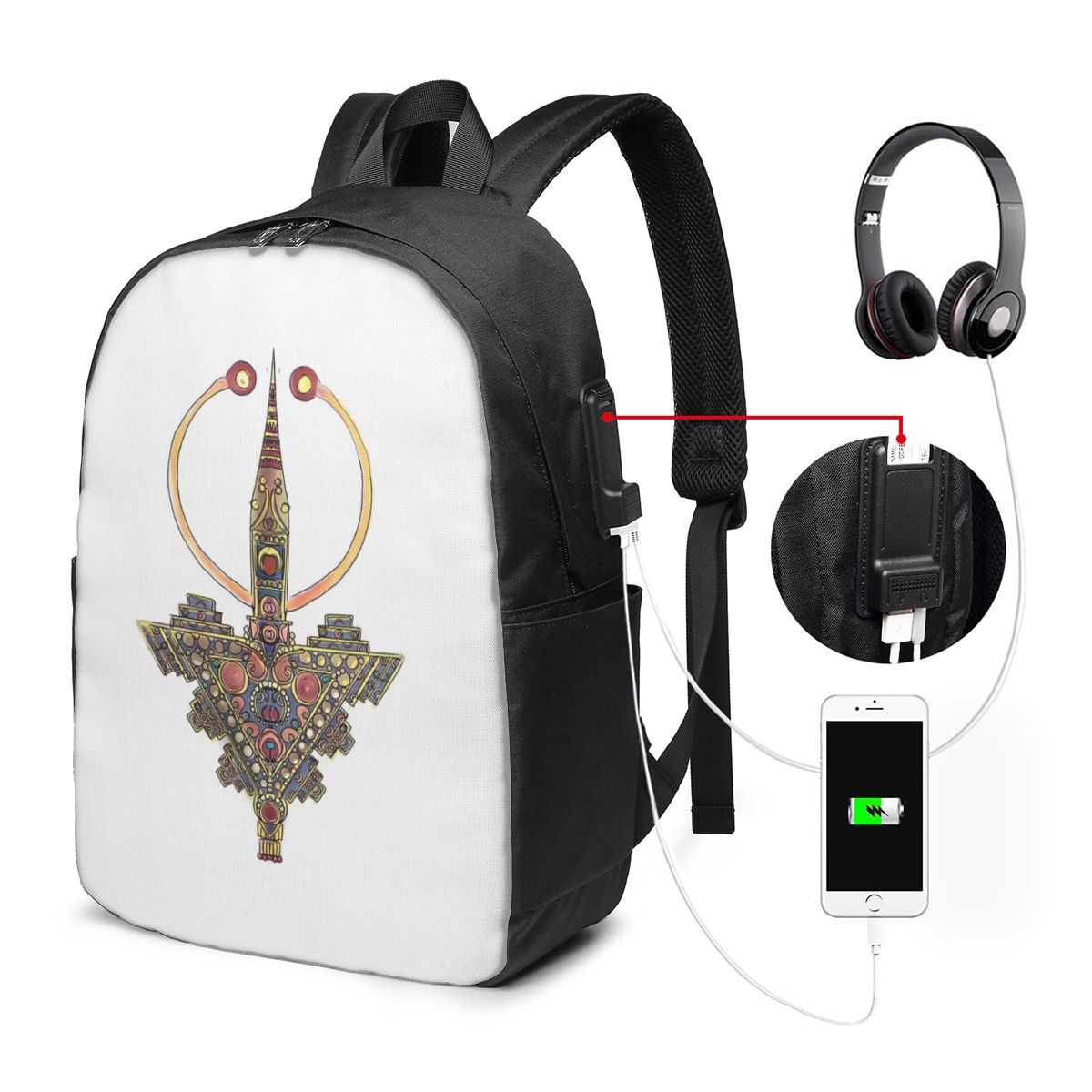 Jewelry & Watches Bench - Kabyle Jewelry Amazigh MoroccoBackpack Travel Notebook