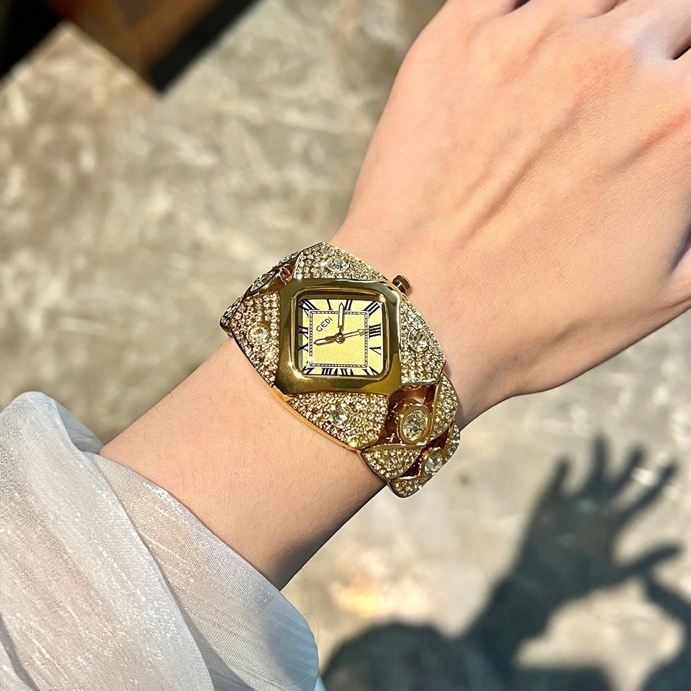 New Diamond Inlaid Bracelet Wa - огляд і ціна Jewelry Watches Brands