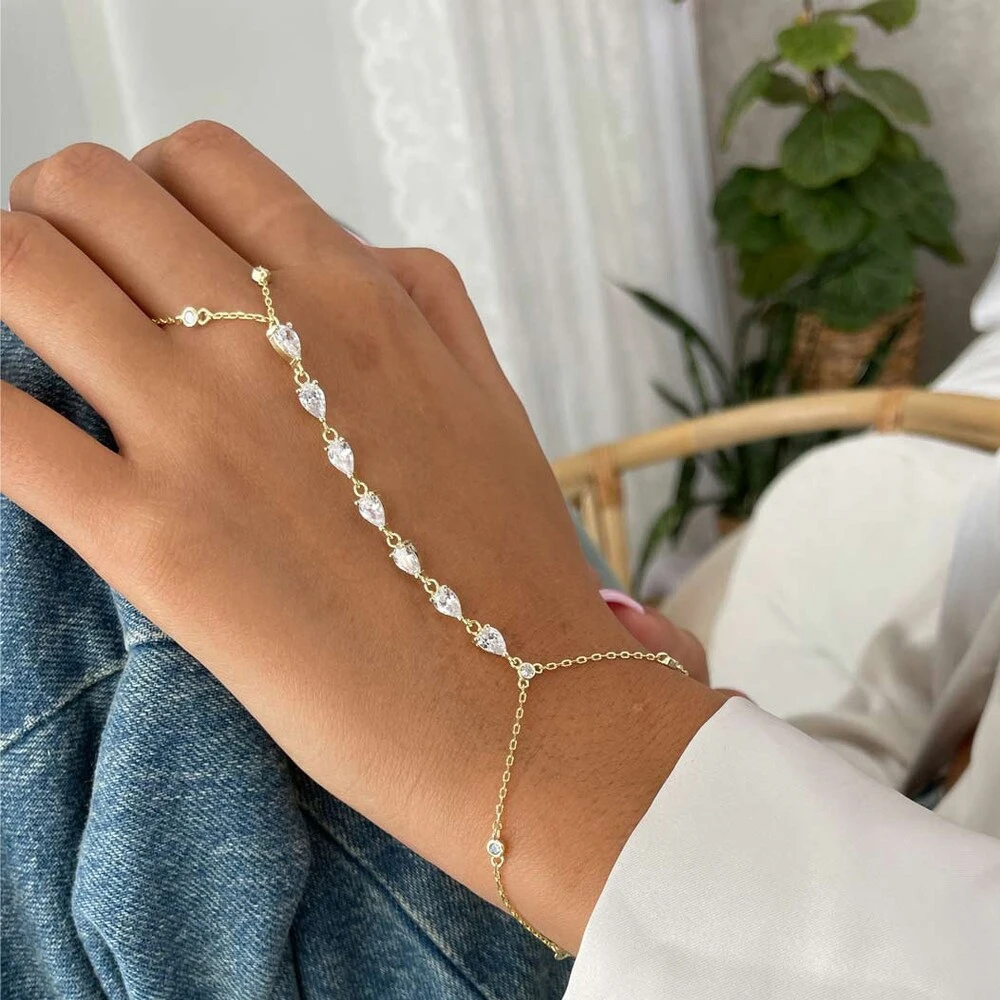 Fashion Zircon Teardrop Finger - огляд і ціна Jewelry & Watches Bench