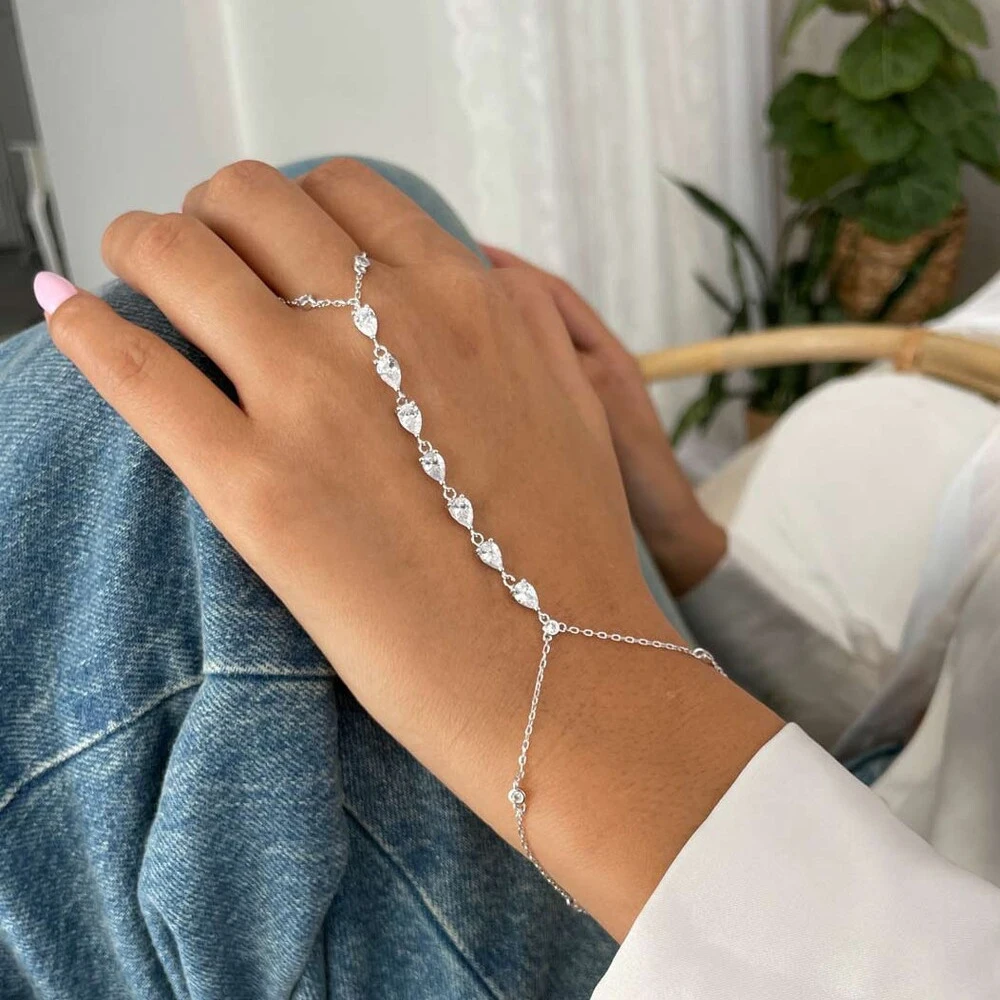 Fashion Zircon Teardrop Finger - огляд і ціна Jewelry & Watches Bench