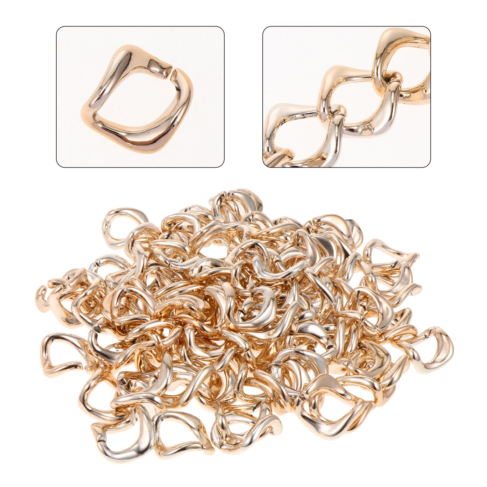 100Pcs Rose Gold Chains Exquis - огляд і ціна Rose Gold Bracelet