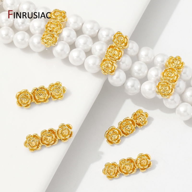 18K Gold Plated Brass Rose Flo - огляд і ціна Rose Gold Bracelet