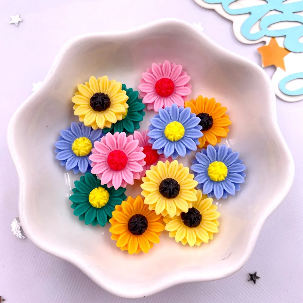 30Pcs Resin Colorful 15mm Sunf - огляд і ціна Paradise Jewelry & Watches Llc Miami