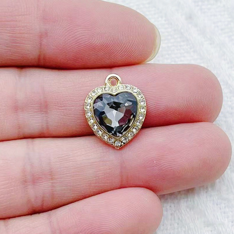10pcs heart-shaped inlaid colo - огляд і ціна Jewelry & Watches Bench