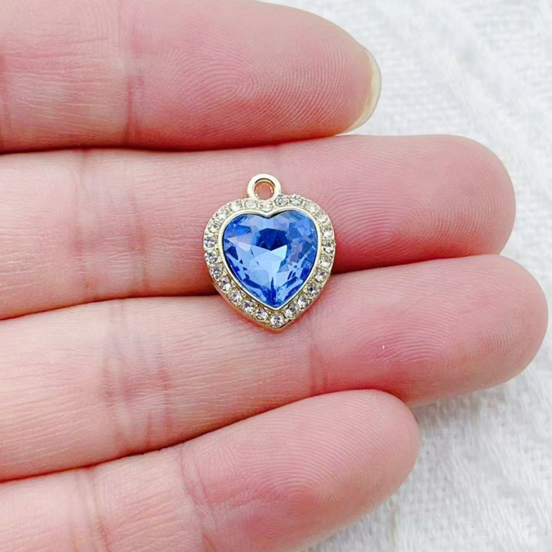 10pcs heart-shaped inlaid colo - огляд і ціна Jewelry & Watches Bench