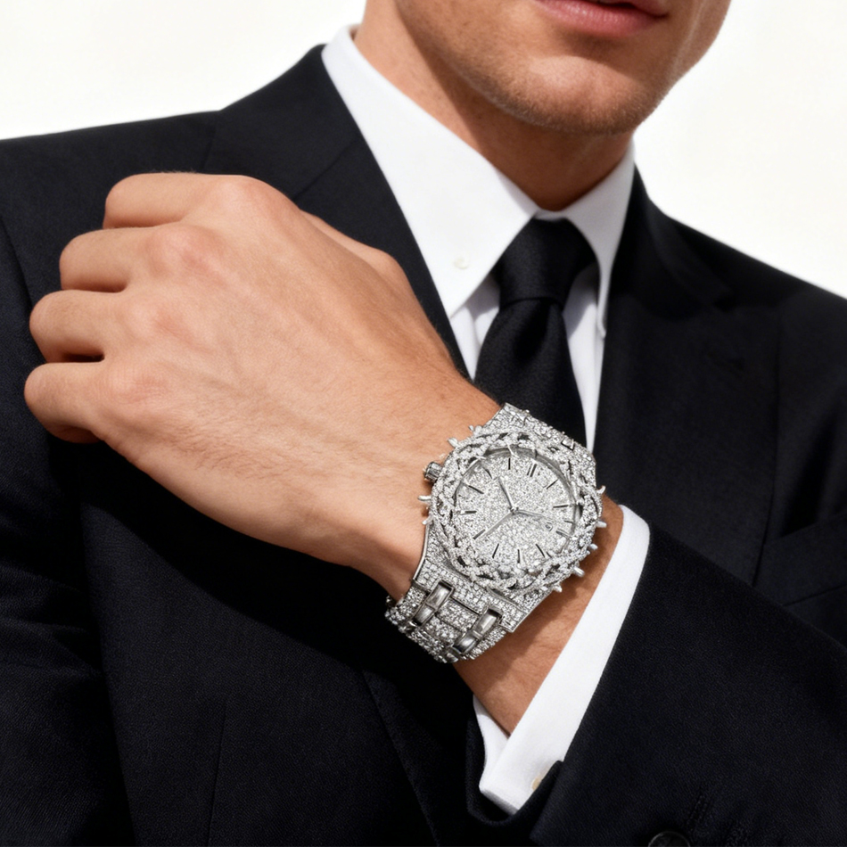 PINTIME Hot Fashion Full Diamo - огляд і ціна Jewelry Watches Brands