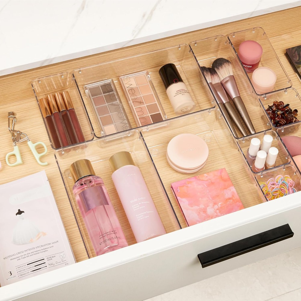 10 Pcs Makeup Drawer Organizer - огляд і ціна Jewelry & Watches Bench