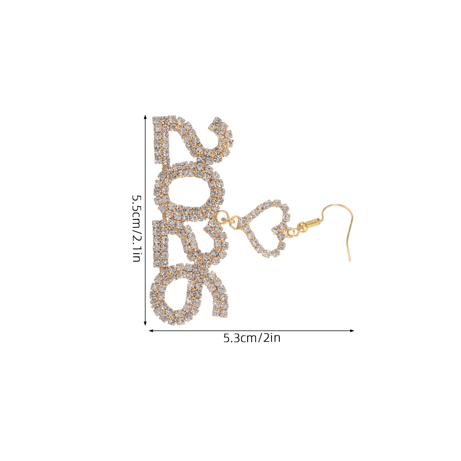 1Pair New Year Earrings 2026 R - огляд і ціна Eve Jewelry & Watches Distribuidor Oficial Rolex