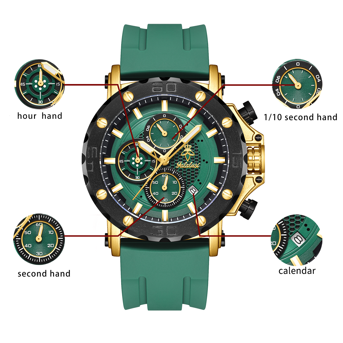 YaLaLuSi Brand 1 Quartz Watch  - огляд і ціна Jewelry Watches Brands