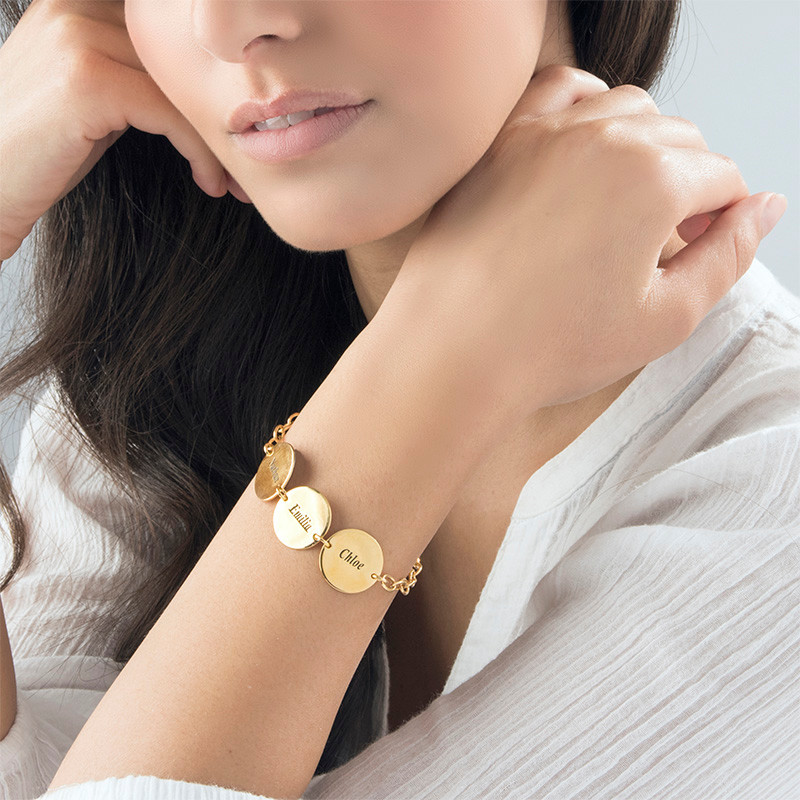 Engraved Name Bracelet 18K Gol - огляд і ціна Rose Gold Bracelet