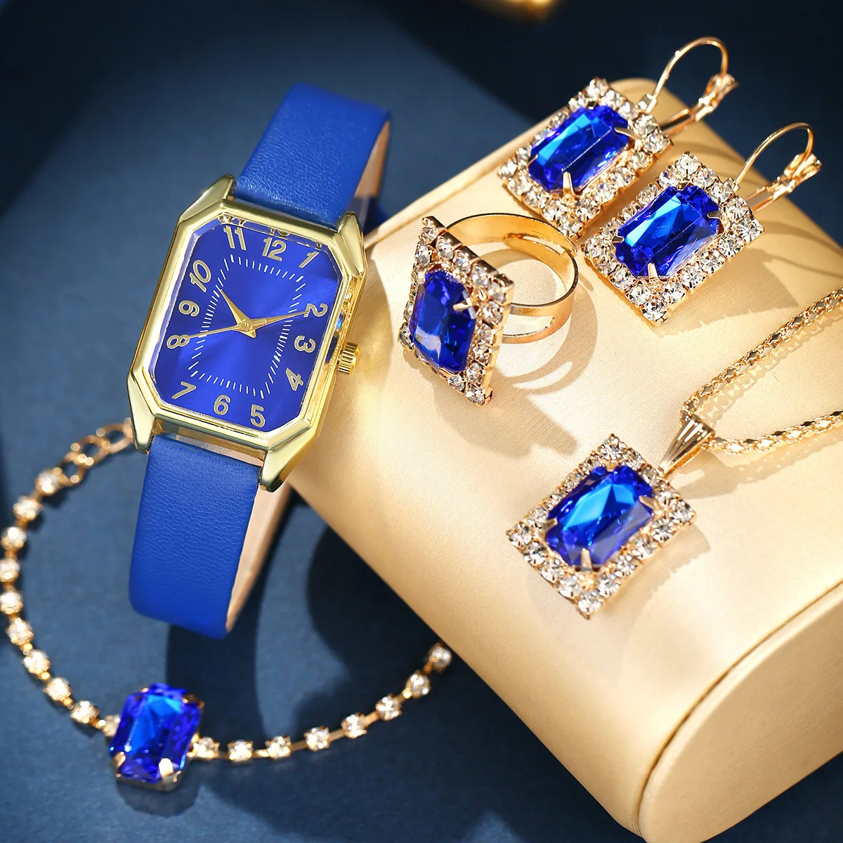 6/5/1PCS Luxury Fashion Square - огляд і ціна Jewelry Watches Brands