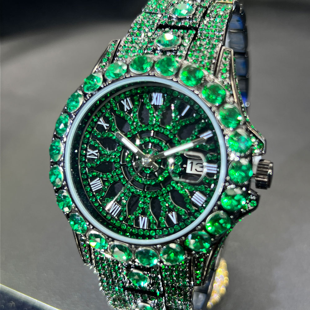 Green Diamond Watch For Men Br - огляд і ціна Jewelry Watches Brands